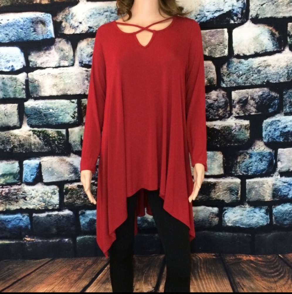 Handkerchief Hemline Tunic